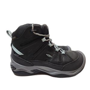 Keen Circadia Mid Polar Waterproof Boots | Women’s 9.5 | Black/Cloud Blue